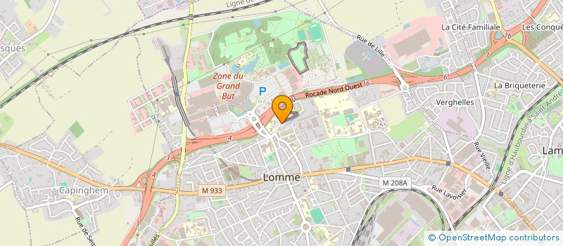 localisation de l'entreprise SCI DACOTE à LILLE