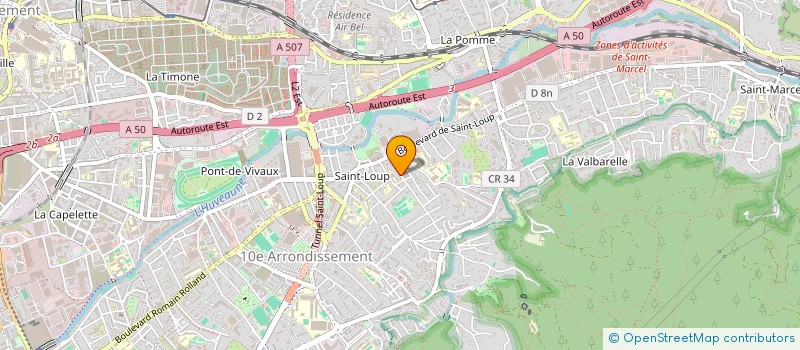 localisation de l'entreprise SCI DAD LYS à MARSEILLE