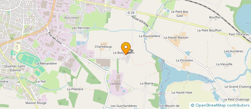 localisation de l'entreprise SCI DAD&SON  VITRE