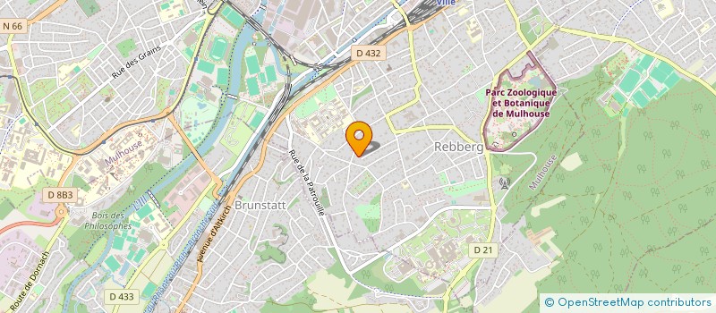 localisation de l'entreprise SCI DAD VIKING BOX  MULHOUSE