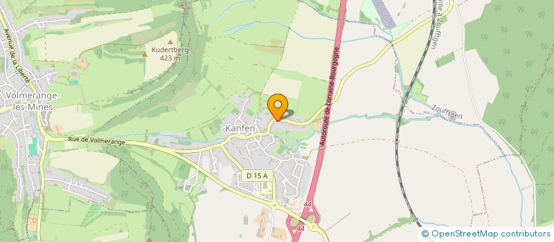 localisation de l'entreprise SCI DADA 57  KANFEN
