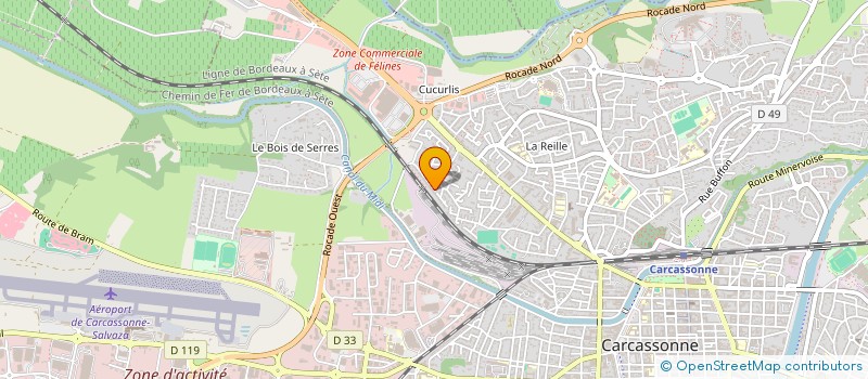 localisation de l'entreprise SCI DADA à CARCASSONNE