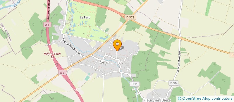 localisation de l'entreprise SCI DADA LANDRU  CELY