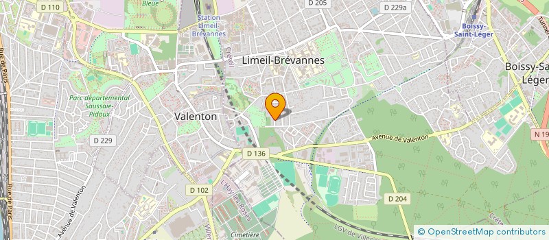 localisation de l'entreprise SCI DADAS à LIMEIL-BREVANNES