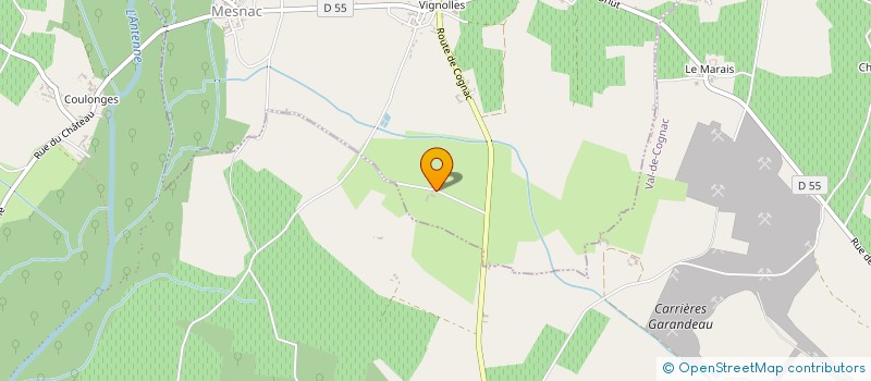 localisation de l'entreprise SCI DADAVILDA  VAL-DE-COGNAC