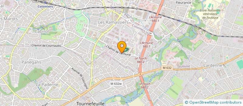 localisation de l'entreprise SCI DADE à COLOMIERS