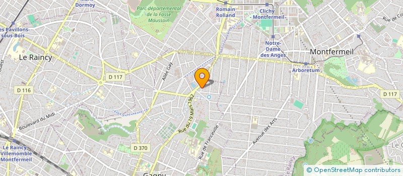 localisation de l'entreprise SCI DADES à GAGNY