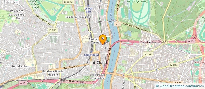 localisation de l'entreprise SCI DADI à SAINT-CLOUD