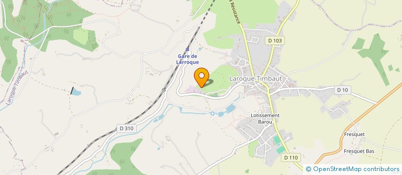 localisation de l'entreprise SCI DADIHO  LAROQUE-TIMBAUT