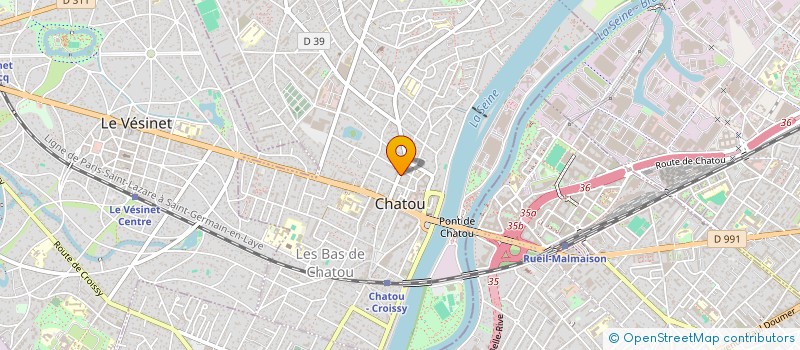 localisation de l'entreprise SCI DADO  CHATOU