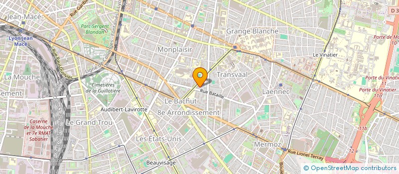 localisation de l'entreprise SCI DADOLLE  LYON