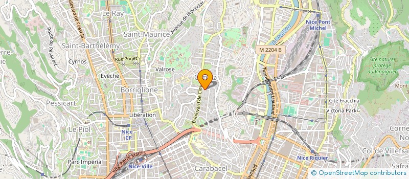 localisation de l'entreprise SCI DADOU à NICE