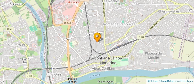 localisation de l'entreprise SCI DADOU  CONFLANS-SAINTE-HONORINE