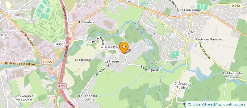 localisation de l'entreprise SCI DADU à FEYTIAT