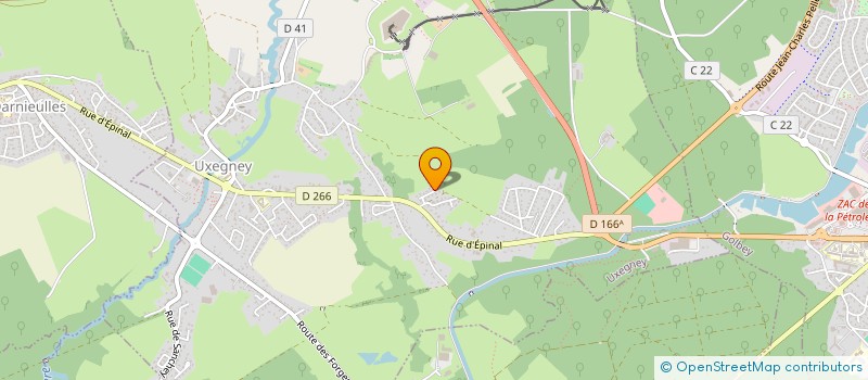 localisation de l'entreprise SCI DADY  UXEGNEY