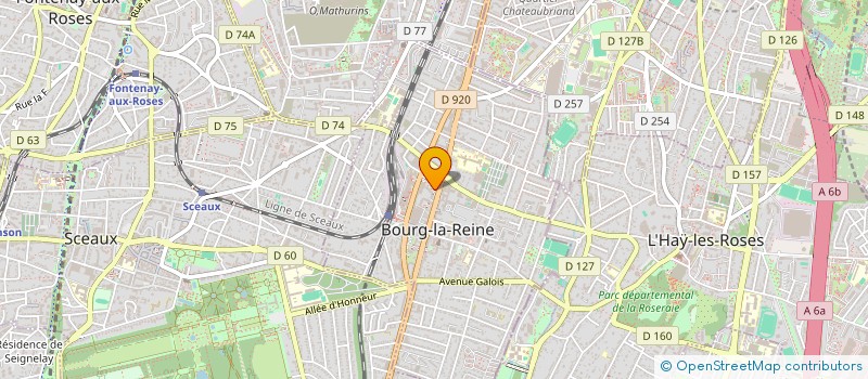 localisation de l'entreprise SCI DAEG à BOURG-LA-REINE