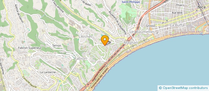 localisation de l'entreprise SCI DAENERYS à NICE