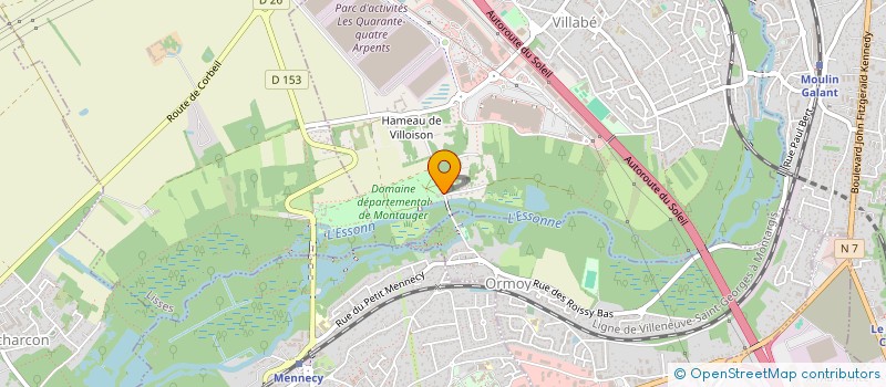 localisation de l'entreprise SCI DAF  VILLABE