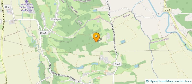 localisation de l'entreprise SCI DAF  LACASSAGNE