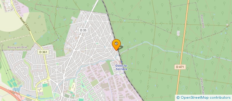 localisation de l'entreprise SCI DAF  OZOIR-LA-FERRIERE