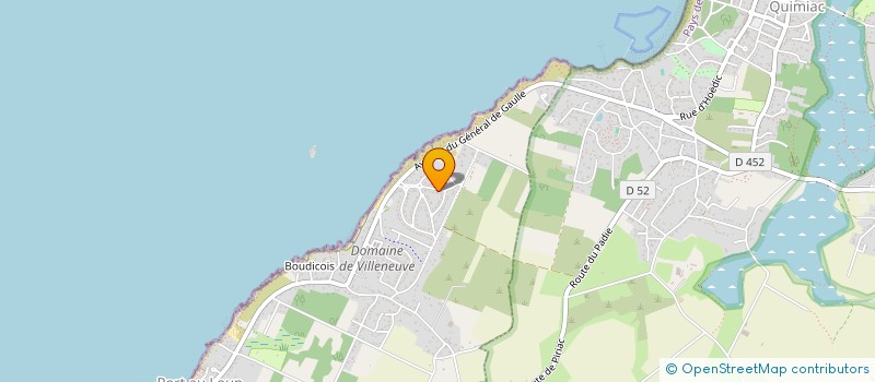 localisation de l'entreprise SCI DAF'IM  PIRIAC-SUR-MER