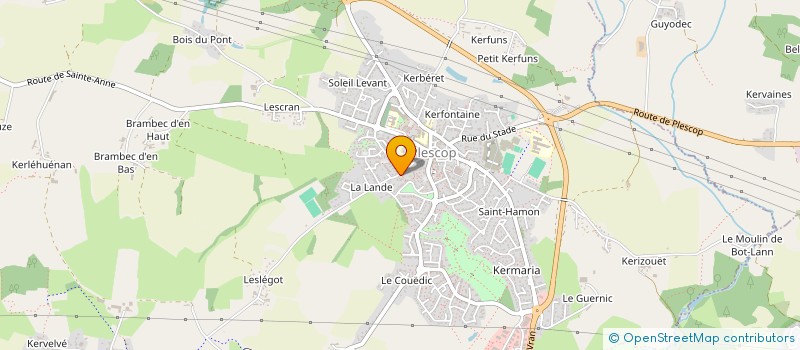 localisation de l'entreprise SCI DAFA  PLESCOP