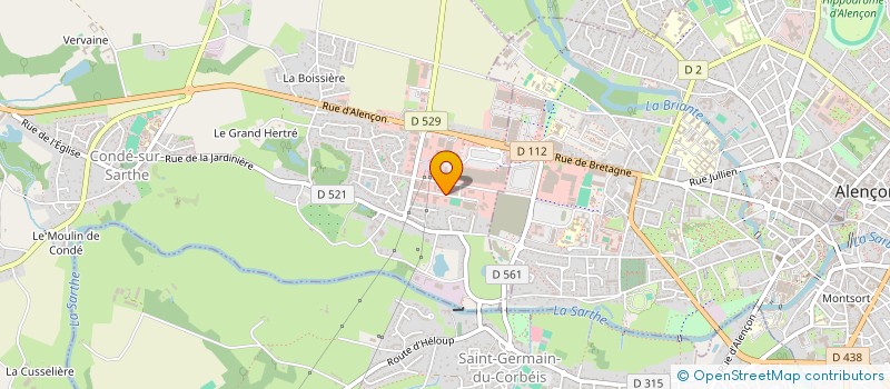 localisation de l'entreprise SCI DAFA à CONDE-SUR-SARTHE