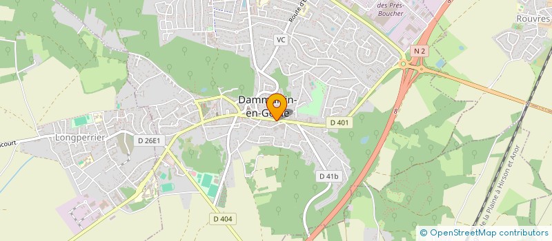 localisation de l'entreprise SCI DAFA FRANCE  DAMMARTIN-EN-GOELE