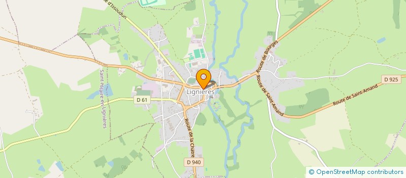 localisation de l'entreprise SCI DAFE  LIGNIERES