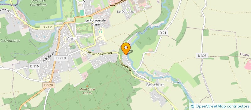 localisation de l'entreprise SCI DAFEUR à BONCOURT