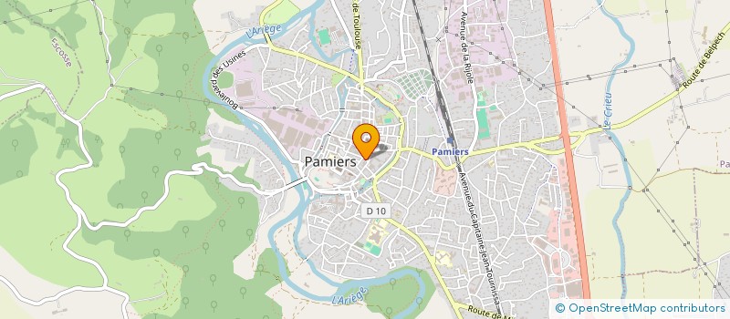 localisation de l'entreprise SCI DAFFOS à PAMIERS