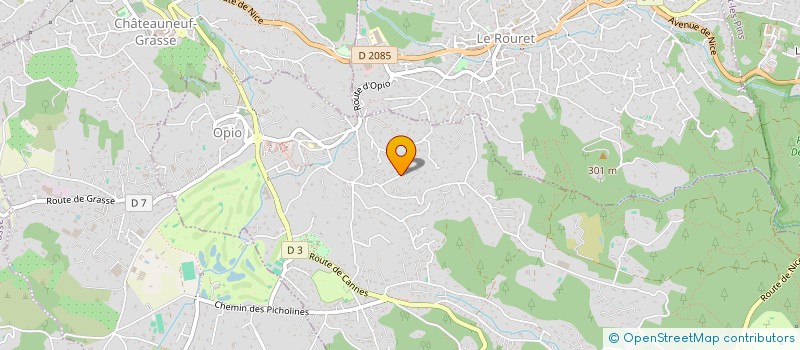 localisation de l'entreprise SCI DAFIDO  LE ROURET