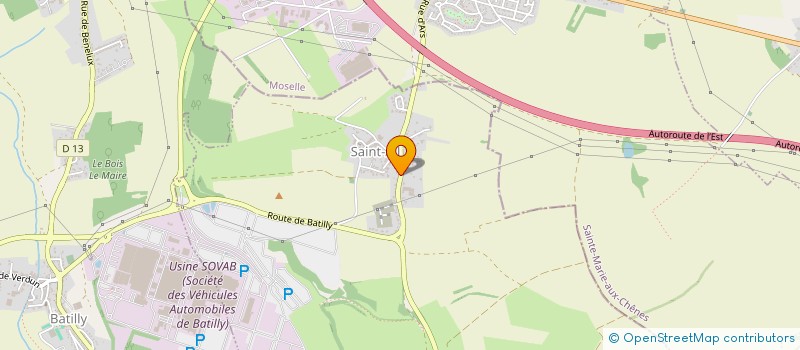 localisation de l'entreprise SCI DAFLOMA  SAINT-AIL