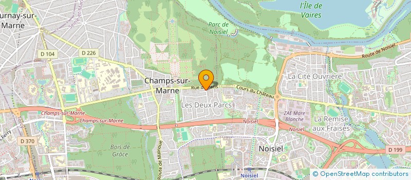 localisation de l'entreprise SCI DAFONTE  CHAMPS-SUR-MARNE