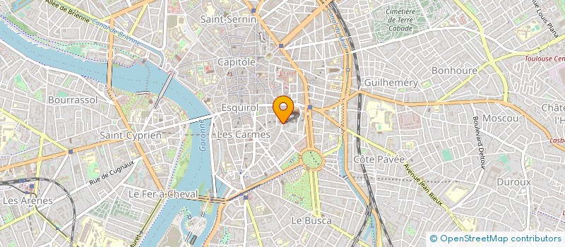 localisation de l'entreprise SCI DAFRACA à TOULOUSE