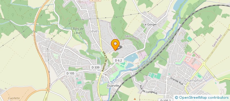 localisation de l'entreprise SCI DAFRAN à LEVES