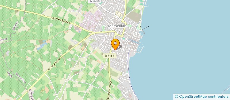 localisation de l'entreprise SCI DAFRE à MARSEILLAN