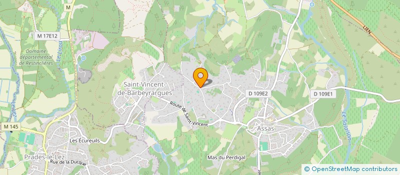 localisation de l'entreprise SCI DAFRE  ASSAS