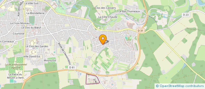 localisation de l'entreprise SCI DAFROMA  AMBOISE