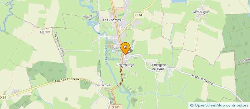 localisation de l'entreprise SCI DAG 25  CORMATIN