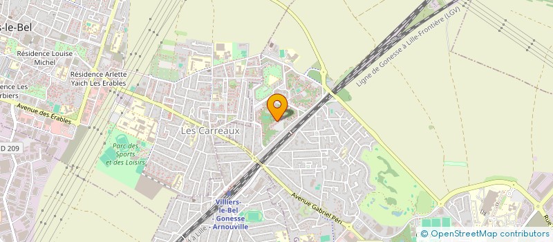 localisation de l'entreprise SCI DAG  GONESSE