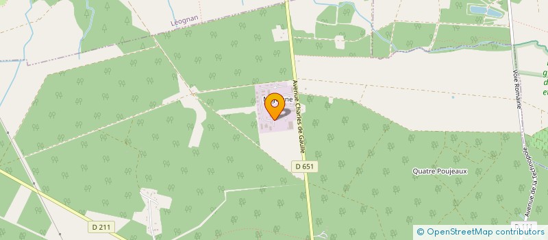 localisation de l'entreprise SCI DAGAREL  SAUCATS