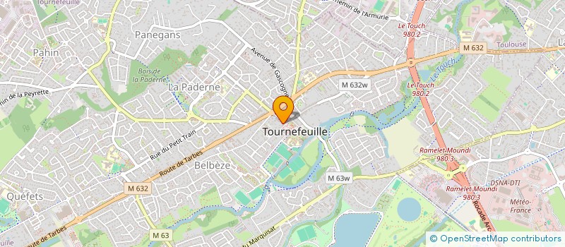 localisation de l'entreprise SCI DAGBG à TOURNEFEUILLE