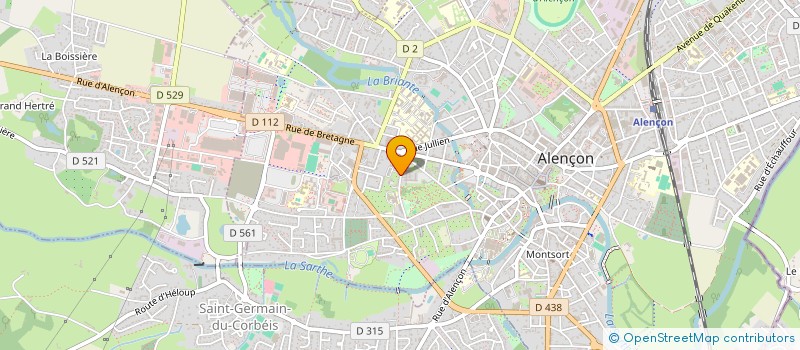 localisation de l'entreprise SCI DAGCOW à ALENCON