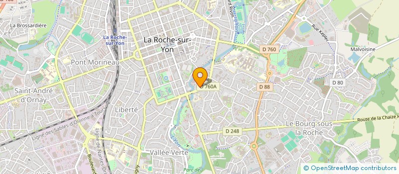 localisation de l'entreprise SCI DAGE  LA ROCHE-SUR-YON