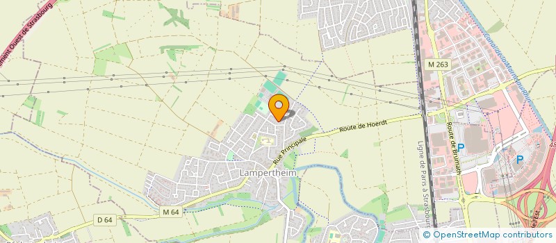 localisation de l'entreprise SCI DAGENBACH  LAMPERTHEIM