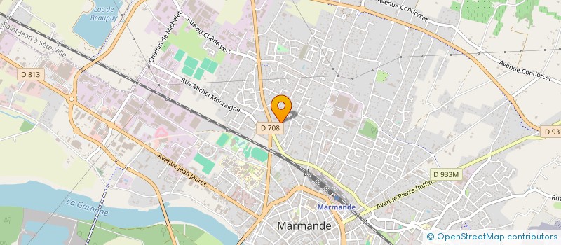 localisation de l'entreprise SCI DAGER  MARMANDE