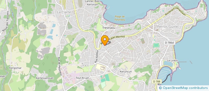 localisation de l'entreprise SCI DAGER SERVICES  PERROS-GUIREC