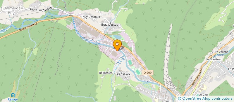 localisation de l'entreprise SCI DAGG à THONES