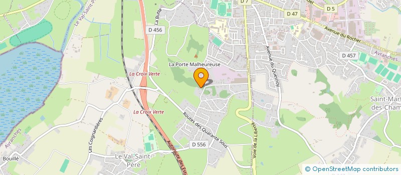 localisation de l'entreprise SCI DAGHER  LE VAL-SAINT-PERE